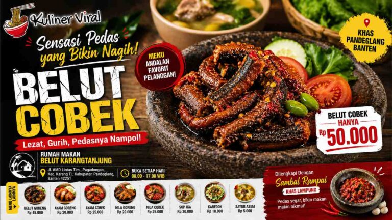 Menjelajahi Cita Rasa Rumah Makan Belut Karangtanjung, Sensasi Kuliner Ekstrem