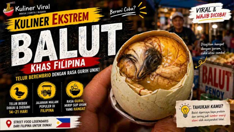 Balut, Kuliner Ekstrem Filipina yang Mengundang Rasa Penasaran Wisatawan Dunia