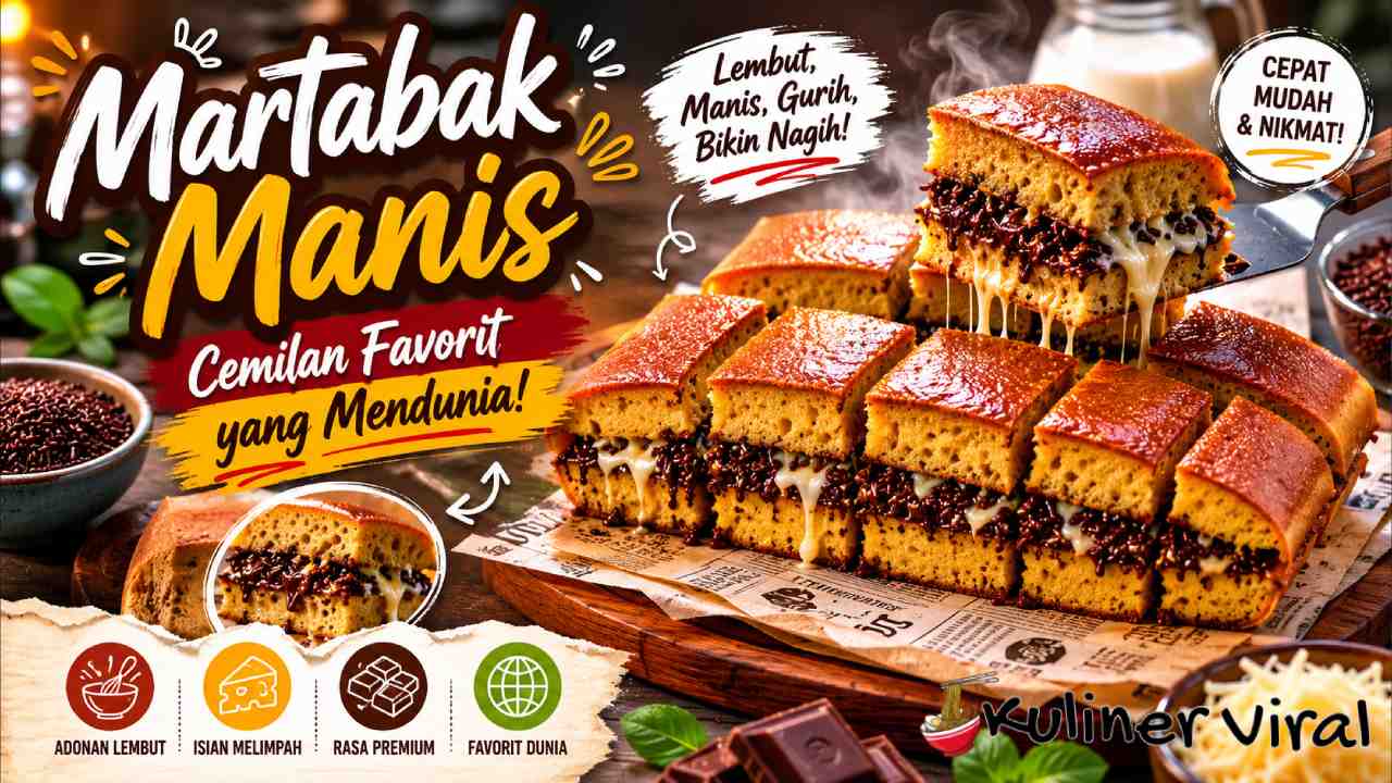 Martabak Manis Terbaik di Indonesia, Legendaris & Premium