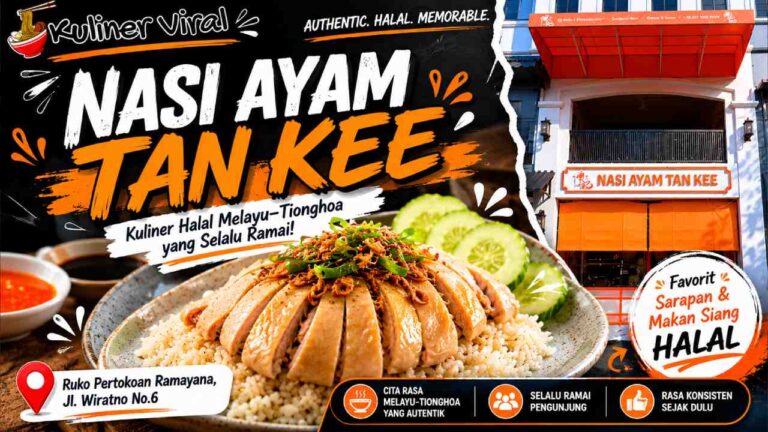 Nasi Ayam Tan Kee Menjadi Ikon Kuliner Halal yang Selalu Ramai
