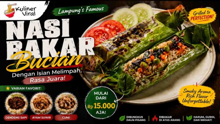 Nasi Bakar Bucian Bandar Lampung, Kuliner Lezat dan Porsi Melimpah