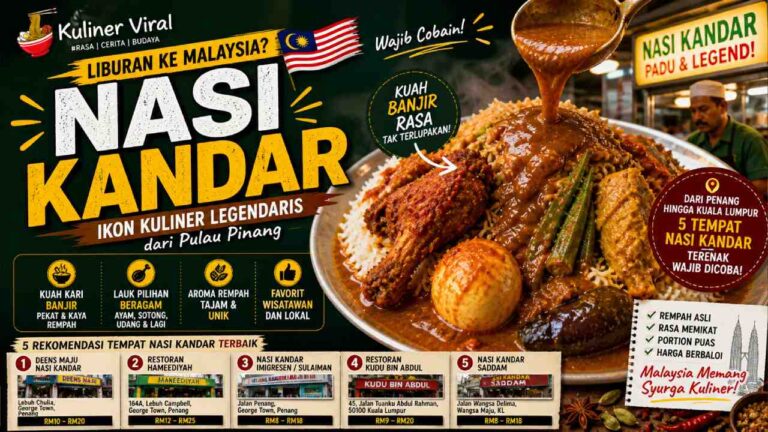 Nasi Kandar Jadi Buruan Wisatawan Saat Liburan ke Malaysia, Ini Fakta dan Rekomendasi Terbaiknya