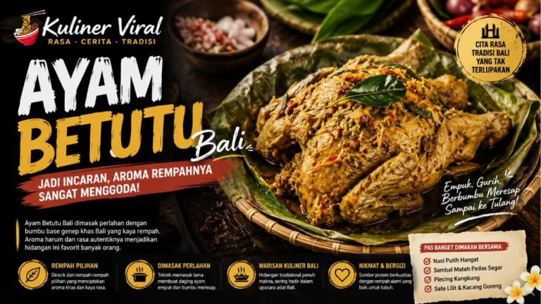 Ayam Betutu Bali Jadi Incaran, Aroma Rempahnya Sangat Menggoda