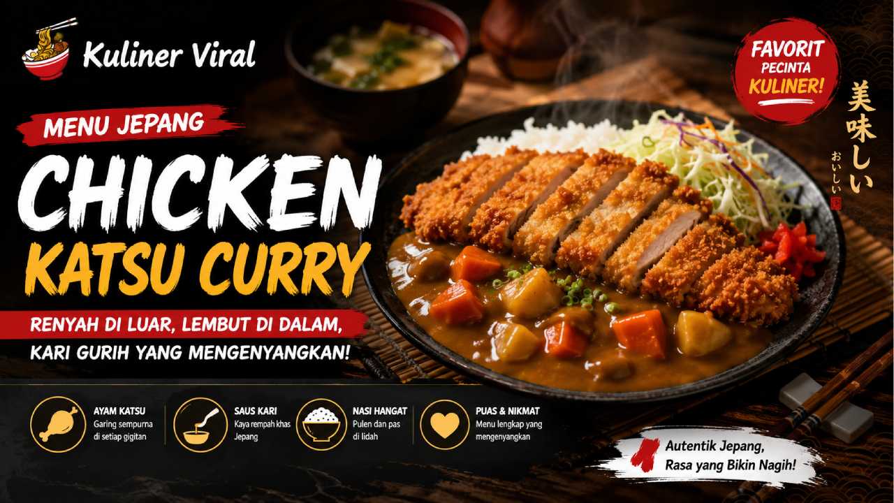 Chicken Katsu Curry Semakin Populer, Menu Jepang yang Mengenyangkan