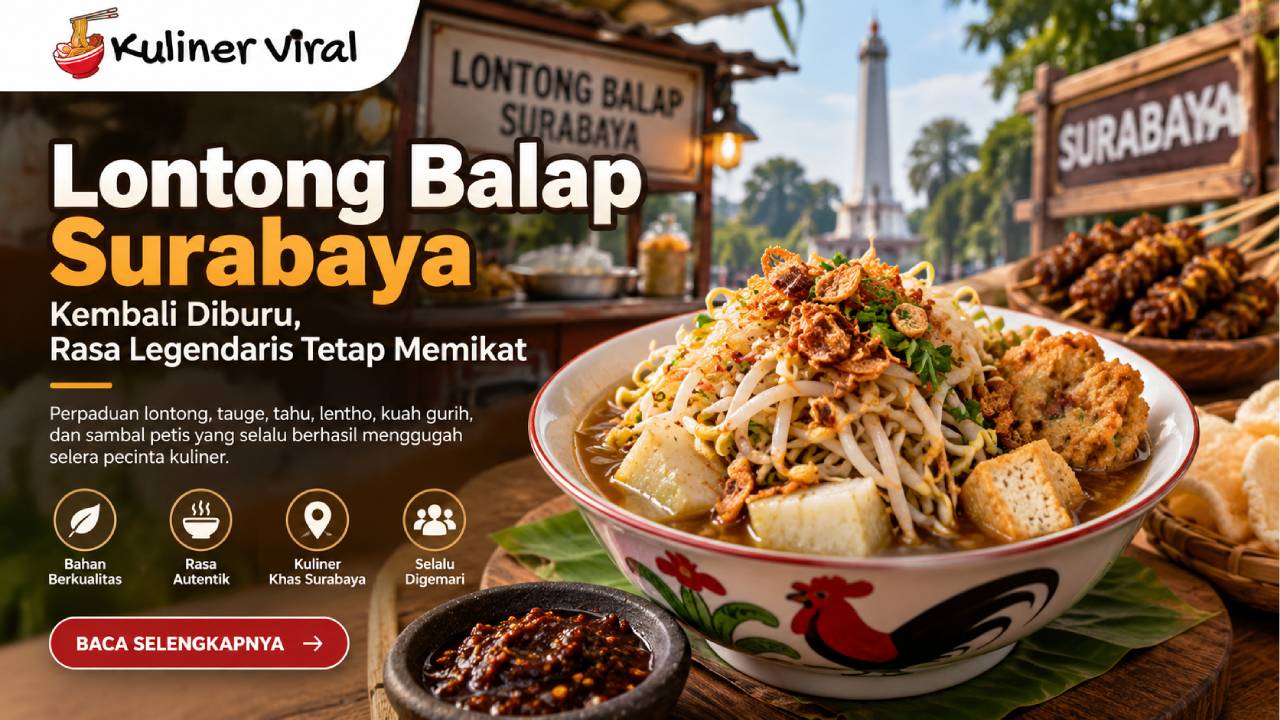 Lontong Balap Surabaya Kembali Diburu, Rasa Legendaris Tetap Memikat