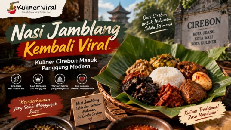 Nasi Jamblang Kembali Viral, Kuliner Cirebon Masuk Panggung Modern