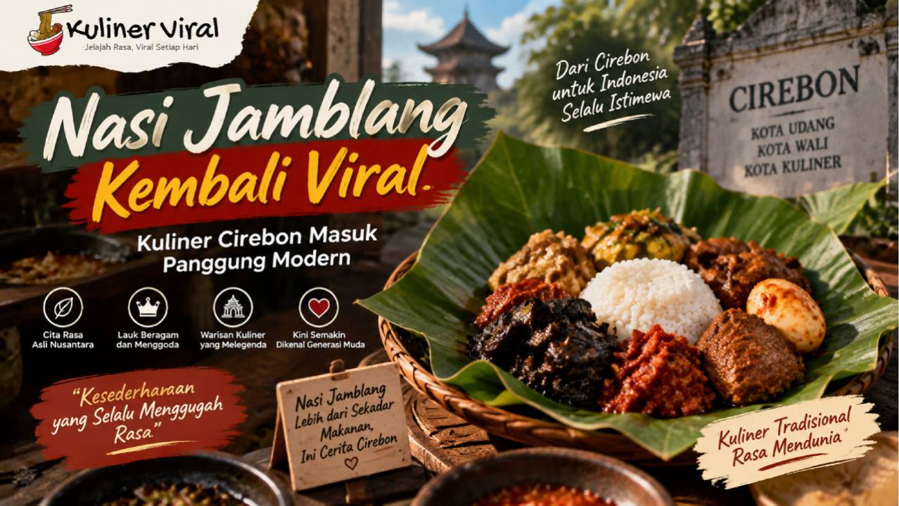 Nasi Jamblang Kembali Viral, Kuliner Cirebon Masuk Panggung Modern