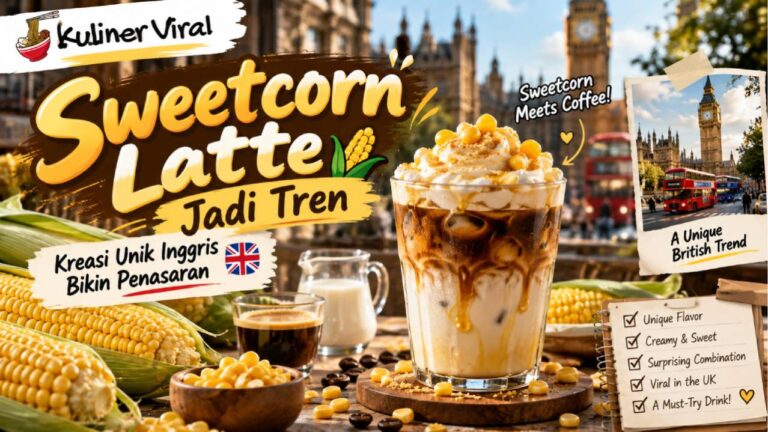 Sweetcorn Latte Jadi Tren, Kreasi Unik Inggris Bikin Penasaran
