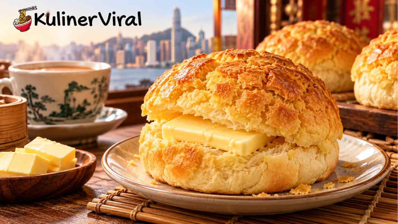 Hong Kong Pineapple Bun Viral Lagi, Renyah di Luar Lembut
