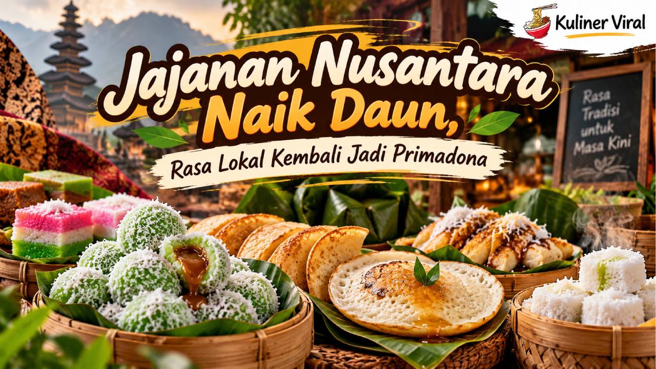 Jajanan Nusantara Naik Daun, Rasa Lokal Kembali Jadi Primadona