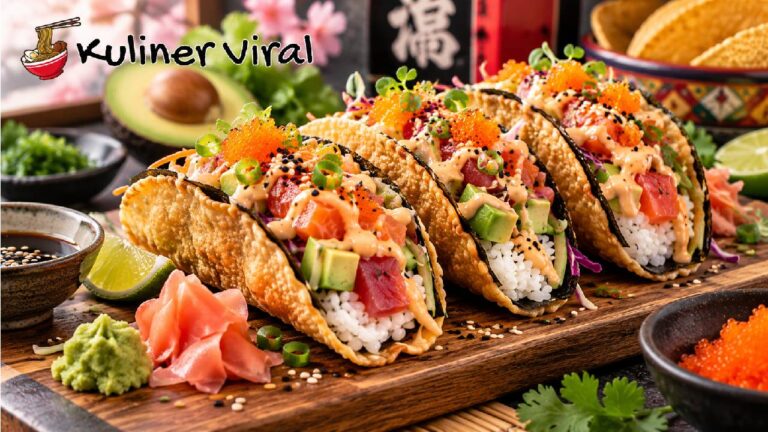 Sushi Taco Mendadak Viral, Fusion Jepang Meksiko Bikin Penasaran
